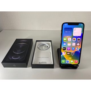 アイフォーン(iPhone)の美品 iPhone12 pro 256GB Apple simフリー 中古(スマートフォン本体)