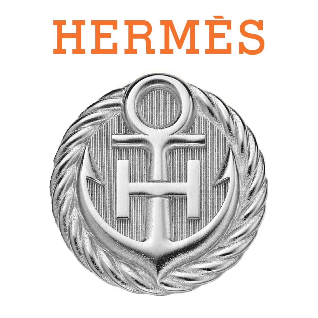 HERMES エルメス Cargoコルダージュ ピンバッジ シルバー