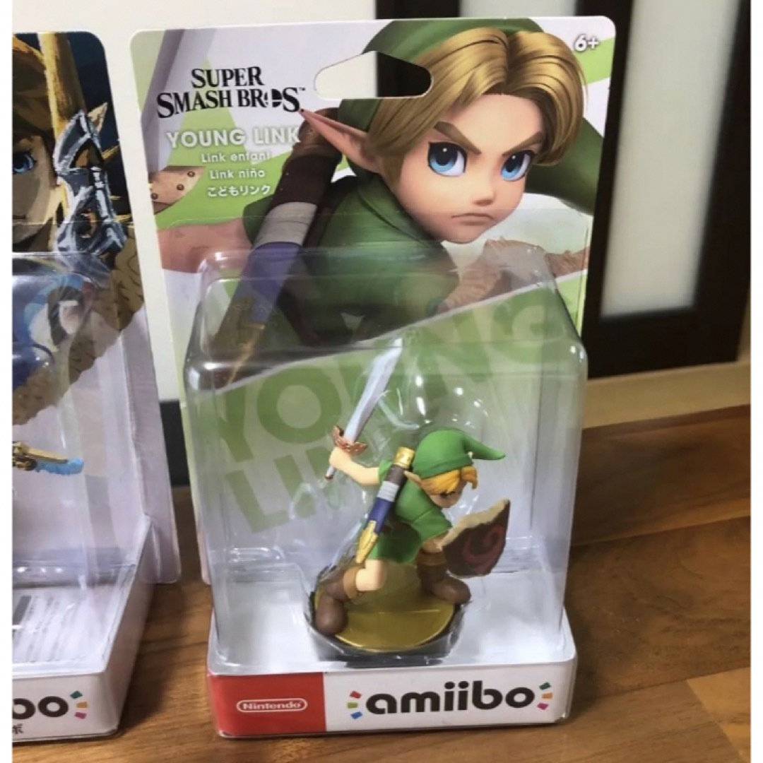 任天堂(ニンテンドウ)のゼルダの伝説　こどもリンク　amiibo 大乱闘 エンタメ/ホビーのフィギュア(ゲームキャラクター)の商品写真