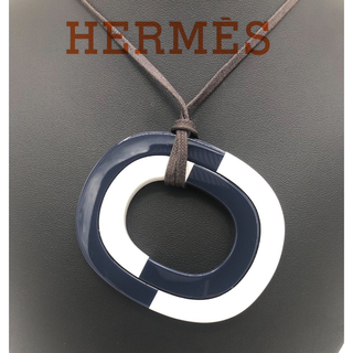 エルメス(Hermes)のエルメス イスム カラーブロックpm チョーカーネックレス バッファローホーン(ネックレス)