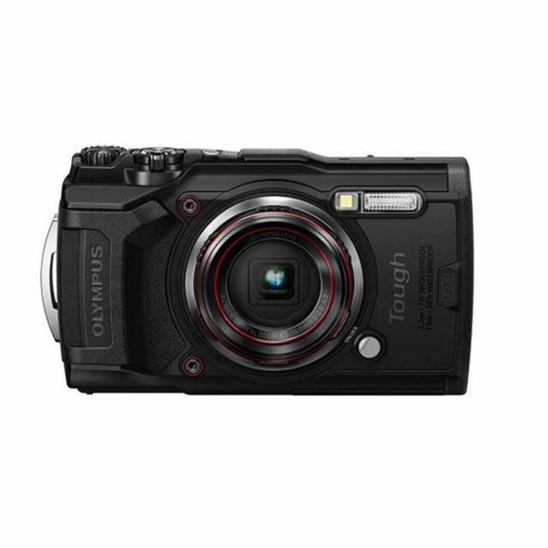 OLYMPUS(オリンパス)の新品！　オリンパス　TG-6 BLK コンパクトデジタルカメラ スマホ/家電/カメラのカメラ(コンパクトデジタルカメラ)の商品写真