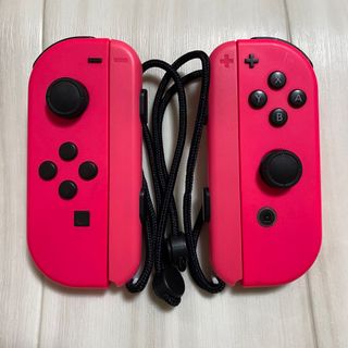 Nintendo Switch Joy-Con ストラップ ネオンピンク(家庭用ゲーム機本体)