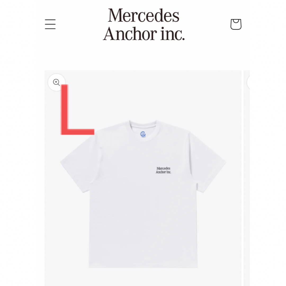 Mercedes anchor inc. メルセデスアンカーインク　tシャツ　M