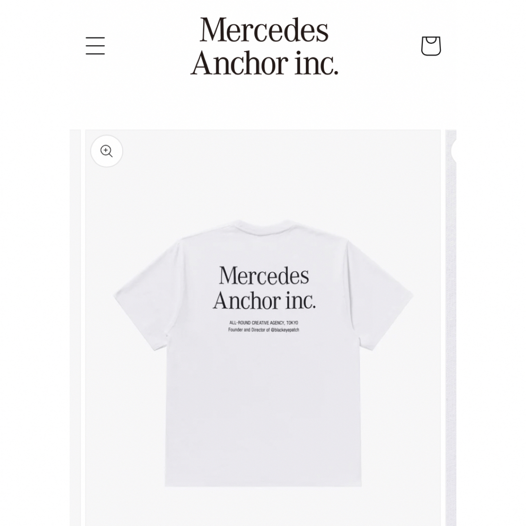 Mercedes anchor inc メルセデスアンカーインク ロゴtee - Tシャツ