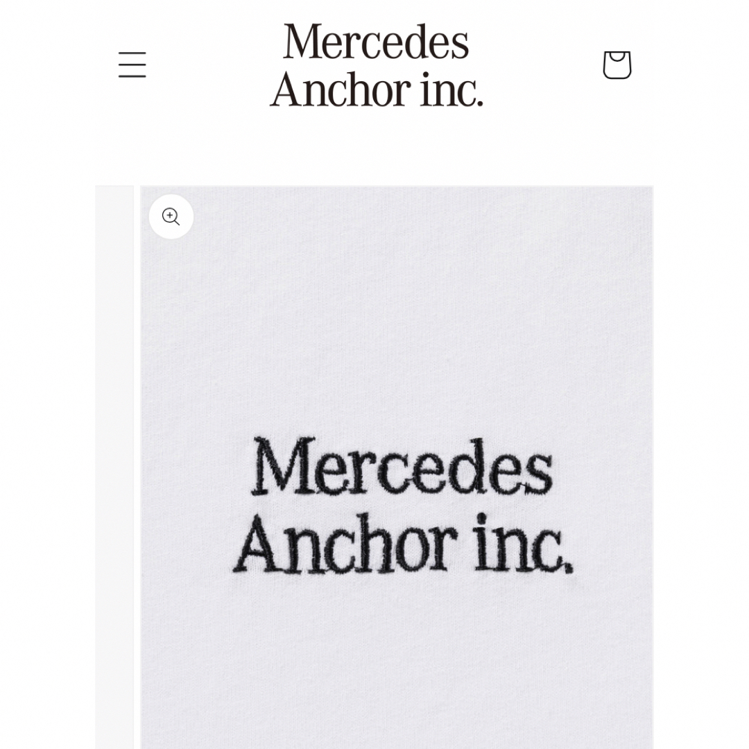 Mercedes anchor inc メルセデスアンカーインク ロゴtee - Tシャツ