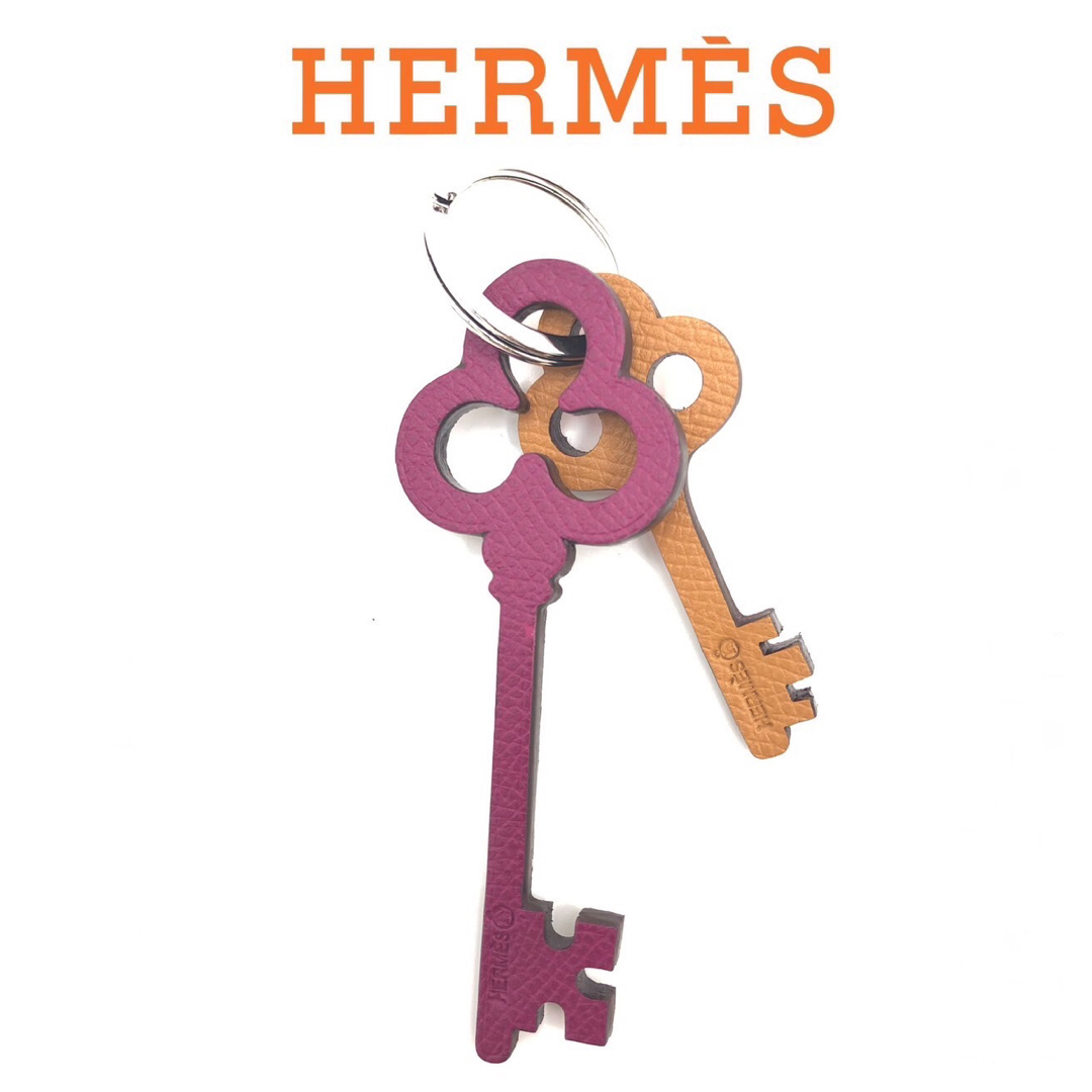 HERMES プティ アッシュ 鍵 KEY キーホルダー キーリング チャームファッション小物