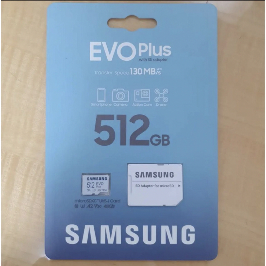 Samsung SDカード　evo plus 512GB