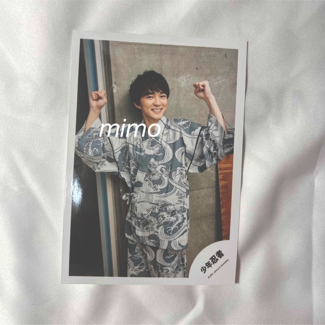 ジャニーズJr.(ジャニーズジュニア)の少年忍者 長瀬結星 公式写真 エンタメ/ホビーのタレントグッズ(アイドルグッズ)の商品写真