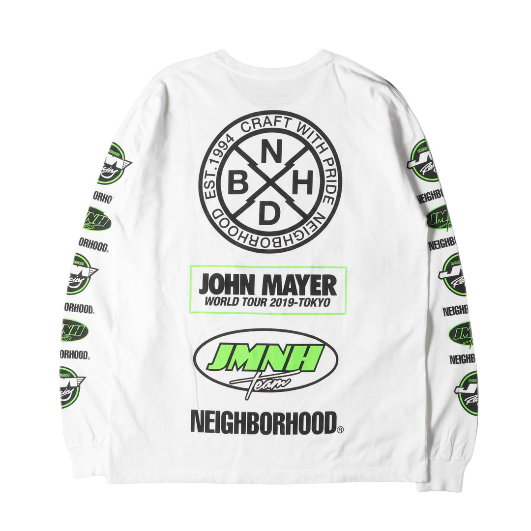 NEIGHBORHOOD ネイバーフッド Tシャツ サイズ:M JOHN MAYER マルチロゴ