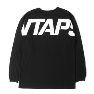 ダブルタップス(W)taps)のWTAPS ダブルタップス Tシャツ サイズ:L ステンシルロゴ 長袖 ロングスリーブ クルーネック Tシャツ STENCIL 20AW ブラック 黒 トップス カットソー ロンT カジュアル ストリート ブランド 【メンズ】【中古】(Tシャツ/カットソー(七分/長袖))