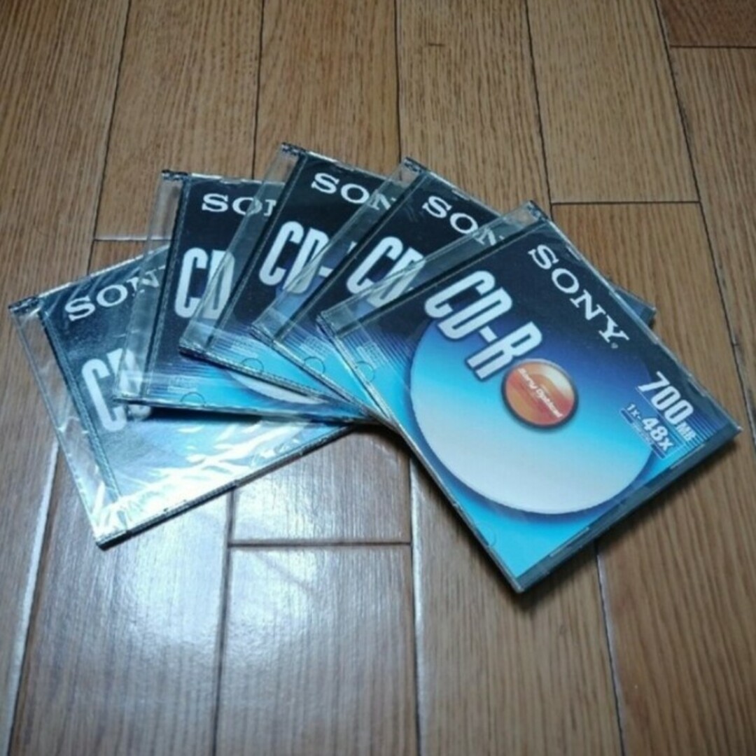 SONY(ソニー)の【送料無料】SONY 未開封 CD-R 700MB×5枚 CDQ80SS1 スマホ/家電/カメラのPC/タブレット(PC周辺機器)の商品写真