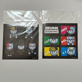 ビッグバン(BIGBANG)のKRUNK×BIGBANGのステッカー シール(アイドルグッズ)