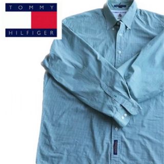 トミーヒルフィガー(TOMMY HILFIGER)の✳︎良品✳︎送料込み【トミーヒルフィガー】チェック　シャツ　長袖(Tシャツ/カットソー(七分/長袖))