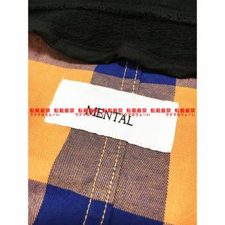 Moonage Devilment - 美品 清春着 MENTAL フードチェックシャツ ORANGE