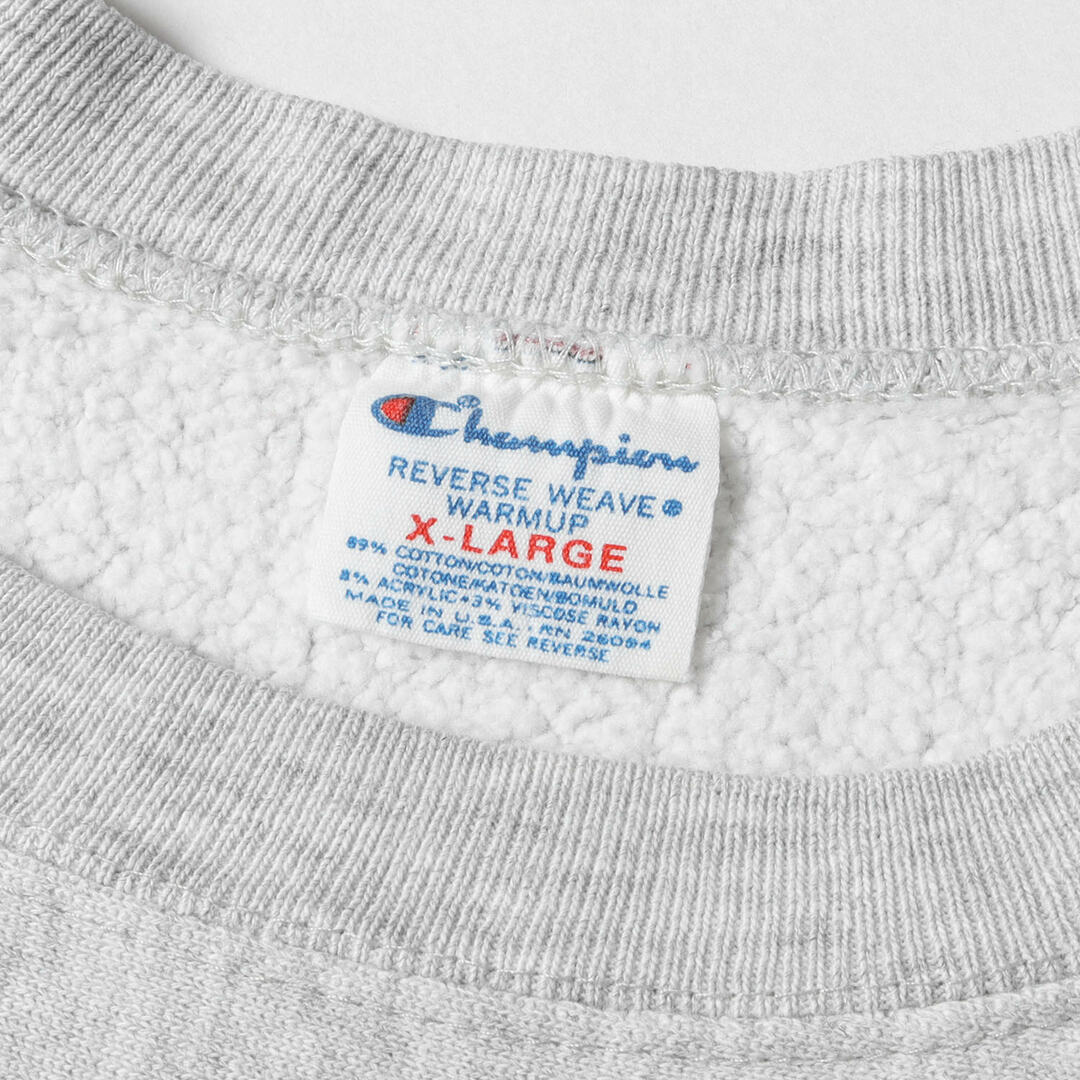 Champion vintage チャンピオン ヴィンテージ スウェット サイズ:XL 80s トリコタグ リバースウィーブ 3段 カレッジ スウェットシャツ ジョージタウン大学モデル ヘザーグレー トップス カットソー トレーナー カジュアル ブランド  【メンズ】