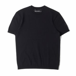 ニールバレット(NEIL BARRETT)のNeil Barrett ニールバレット Tシャツ サイズ:S 近年モデル ストレッチ レーヨン ニット クルーネック Tシャツ BMA1063E-C600 半袖 ニットソー SLIM FIT ダークネイビー トップス カットソー シンプル 無地 カジュアル ブランド【メンズ】【中古】【美品】(Tシャツ/カットソー(半袖/袖なし))