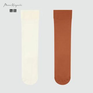 ユニクロ(UNIQLO)のMame Kurogouchi UNIQLOユニクロ シアーハイソックス 2足組(ソックス)