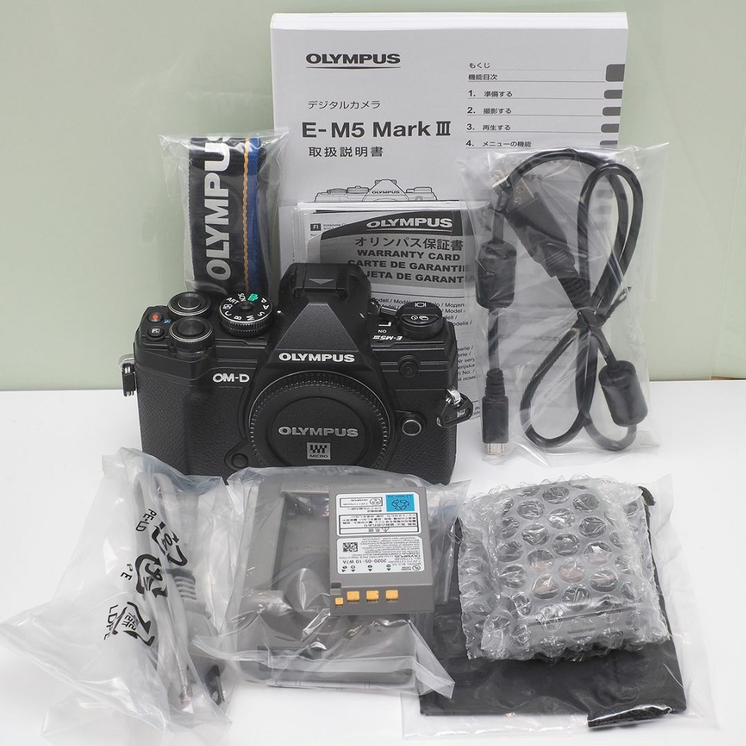 NG即購入申請シャッター数2600回 OM-D E-M5 MarkⅢ ボディ ブラック