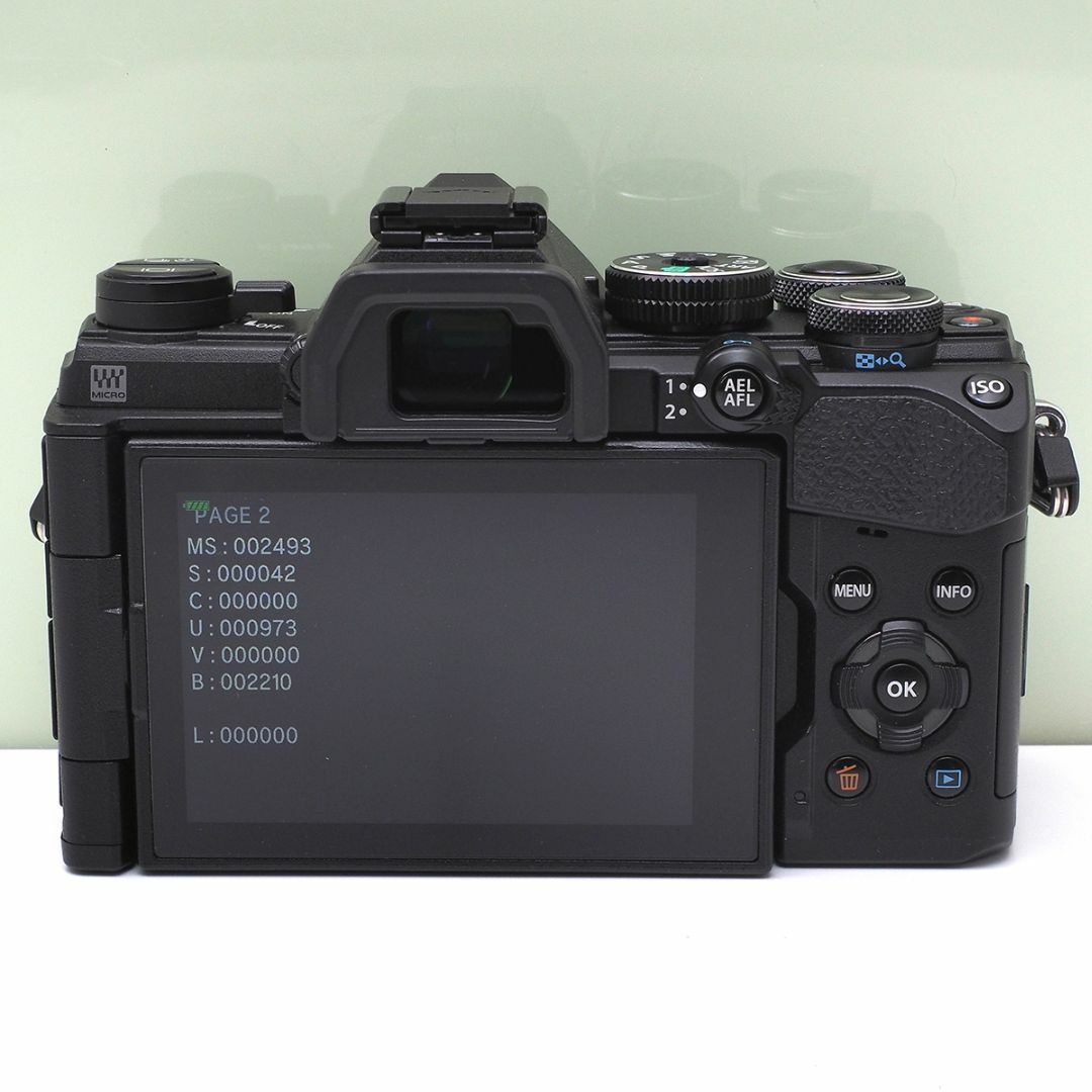 NG即購入申請シャッター数2600回 OM-D E-M5 MarkⅢ ボディ ブラック