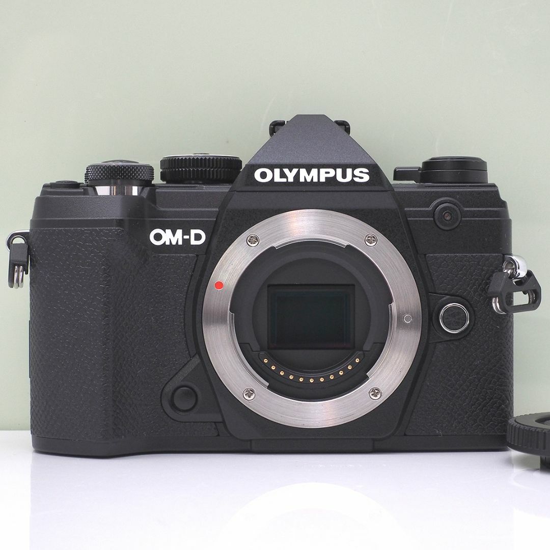 OLYMPUS(オリンパス)のシャッター数2600回 OM-D E-M5 MarkⅢ ボディ ブラック スマホ/家電/カメラのカメラ(ミラーレス一眼)の商品写真