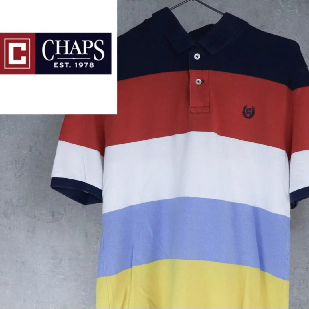 CHAPS(チャップス)の送料込【CHAPS/チャプス】ボーダー　半袖　ポロシャツ メンズのトップス(ポロシャツ)の商品写真