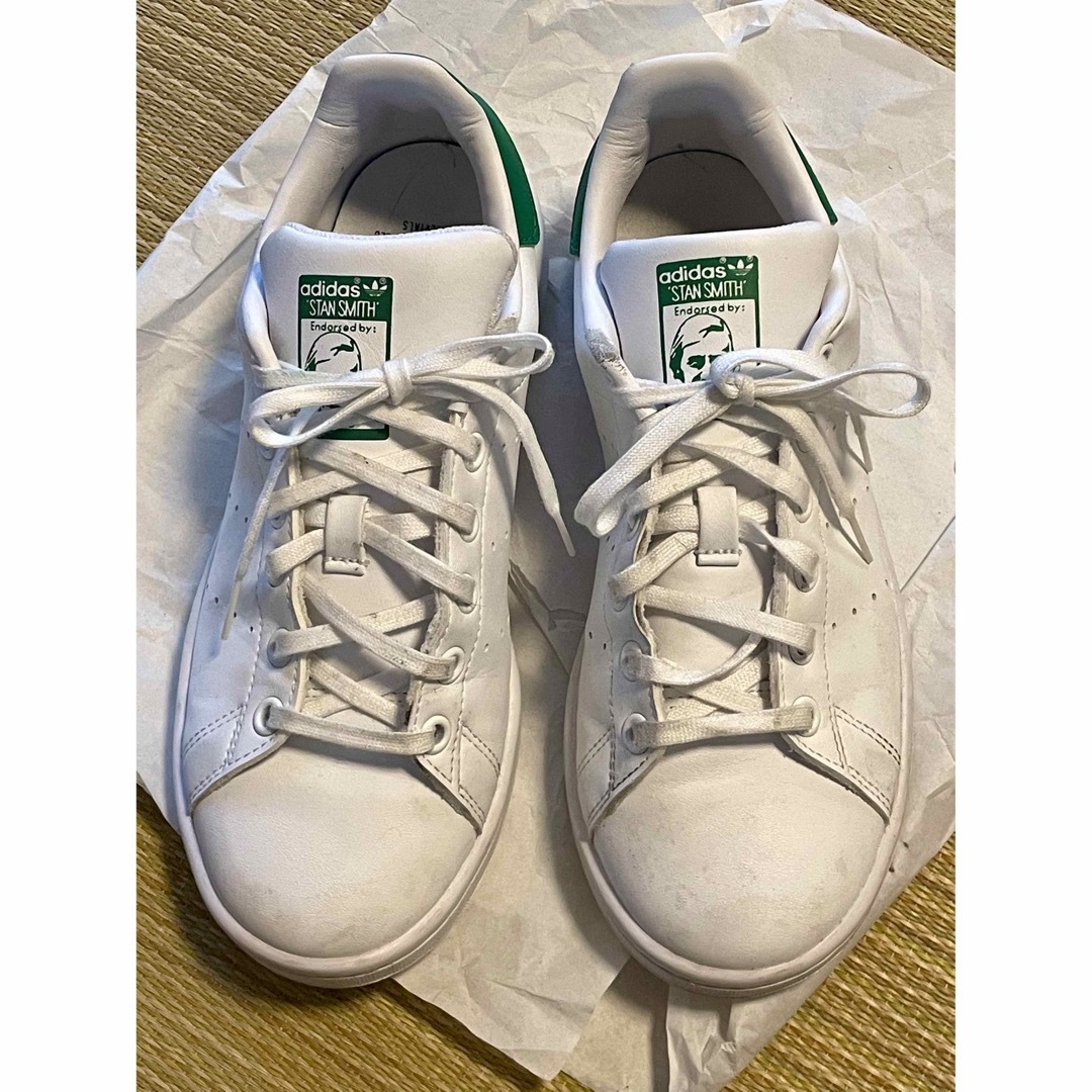 STANSMITH（adidas）(スタンスミス)のスタンスミスJ 23.5㌢ キッズ/ベビー/マタニティのキッズ靴/シューズ(15cm~)(スニーカー)の商品写真