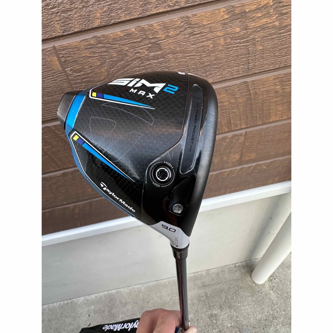 TaylorMade(テーラーメイド)のゆうてん様専用　SIM2 MAX ドライバー　9度 スポーツ/アウトドアのゴルフ(クラブ)の商品写真