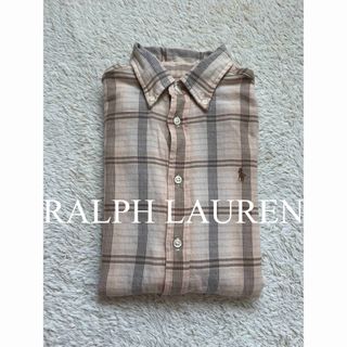 ポロラルフローレン(POLO RALPH LAUREN)の美品　ポロ　ラルフローレン　チェック　シャツ　ブラウス　トップス　人気　完売(シャツ/ブラウス(長袖/七分))