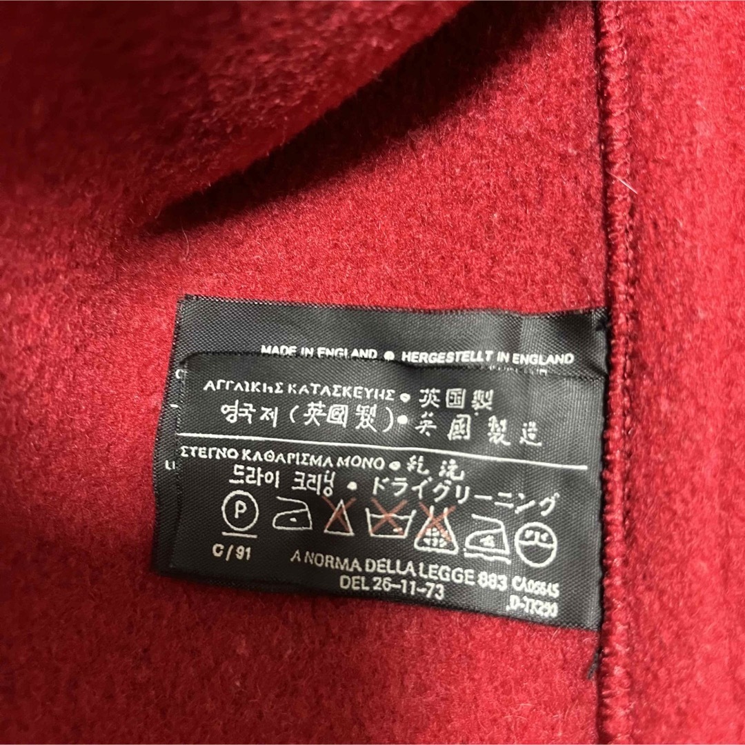 Gloverall - グローバーオール gloverall レッド ダッフルコート 英国
