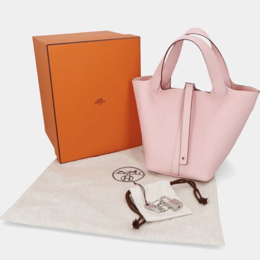 Hermes(エルメス)の期間限定出品　新品未使用　ピコタンロックpm ローズサクラ レディースのバッグ(ハンドバッグ)の商品写真