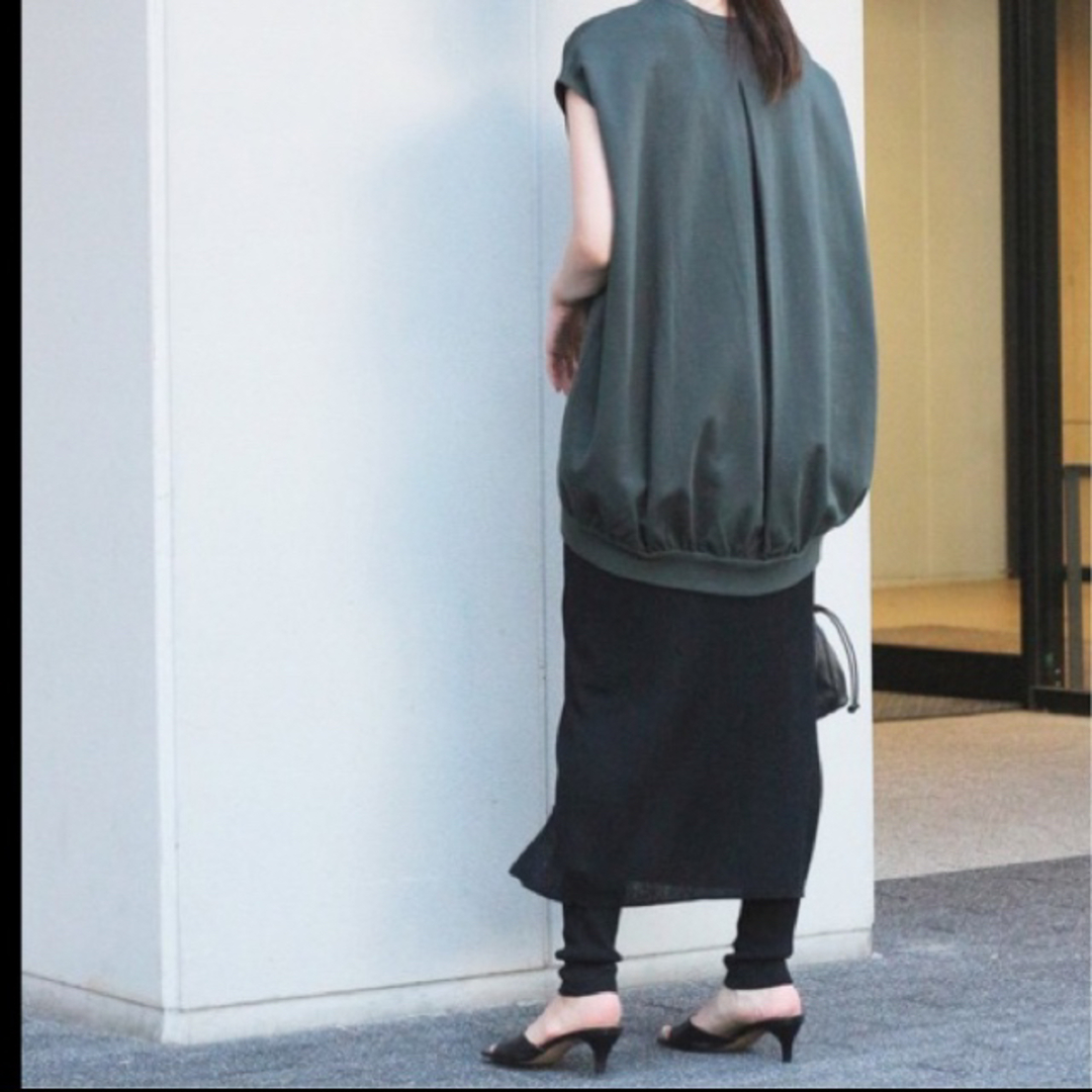 リブスカートパンツセット