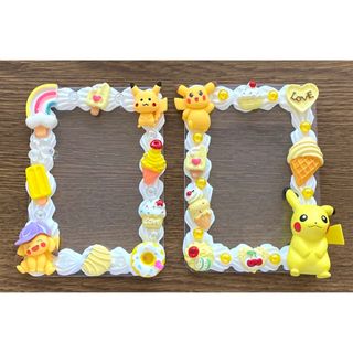 ポケモン(ポケモン)のトレカケース　2枚セット　ピカチュウ(アイドルグッズ)