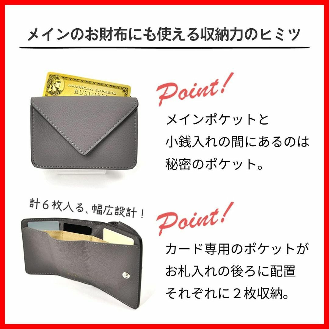 【限定価格】[MALTA] 三つ折り財布 ミニ財布 レディース メンズ 小さい 4
