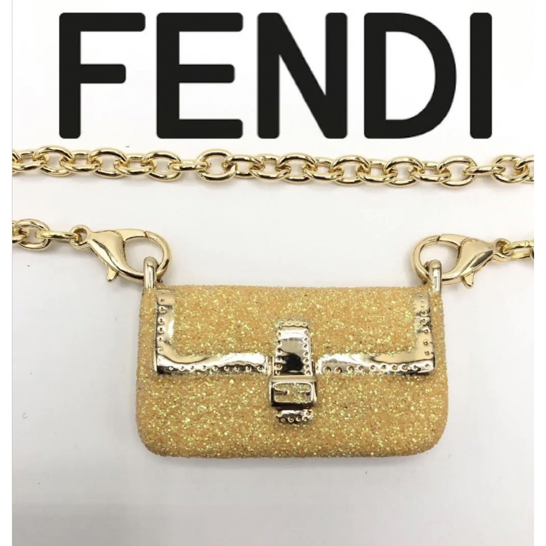 FENDI - FENDI フェンディ バッグモチーフ ストラップ チャーム