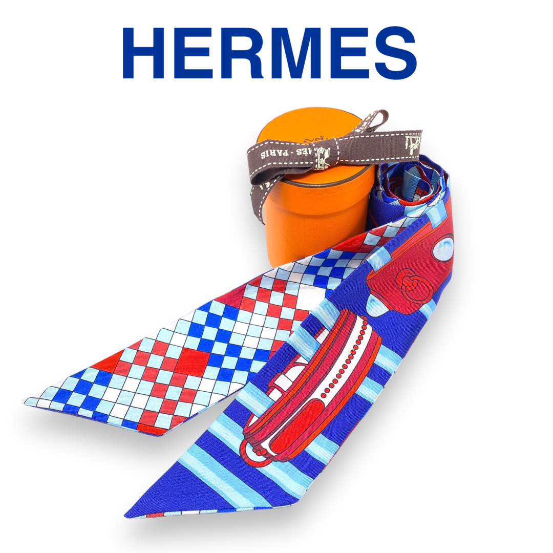 エルメス HERMES ツイリー コリエドシアンリミックス スカーフ