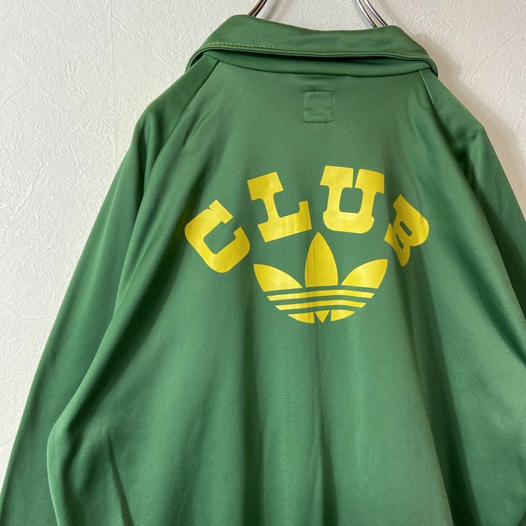 adidas - 【人気グリーン◎】adidas CLUBバックプリント古着トラック