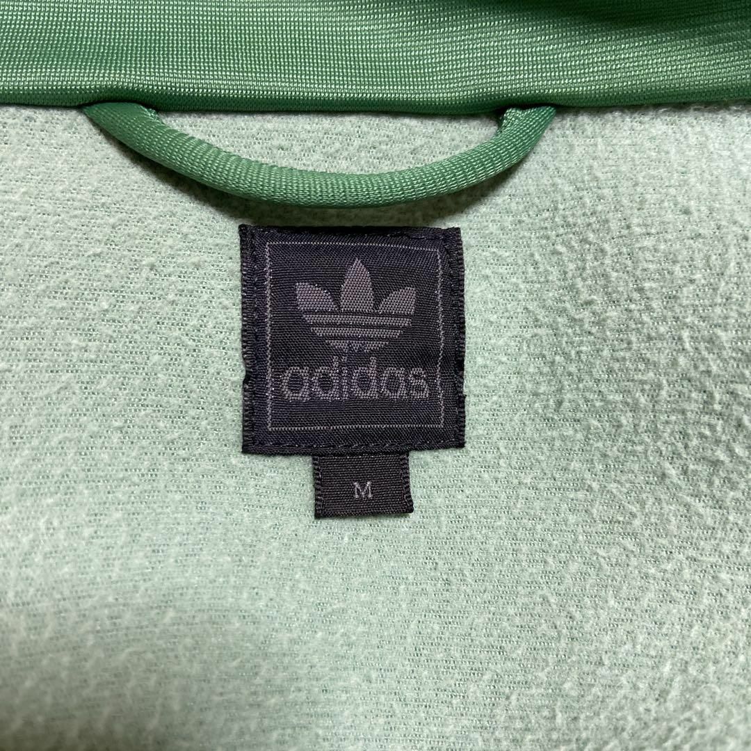 人気グリーン◎】adidas CLUBバックプリントトラックジャケットM