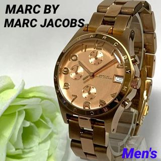 マークバイマークジェイコブス(MARC BY MARC JACOBS)の485 MARC BY MARC JACOBS メンズ 腕時計 クロノグラフ(腕時計(アナログ))