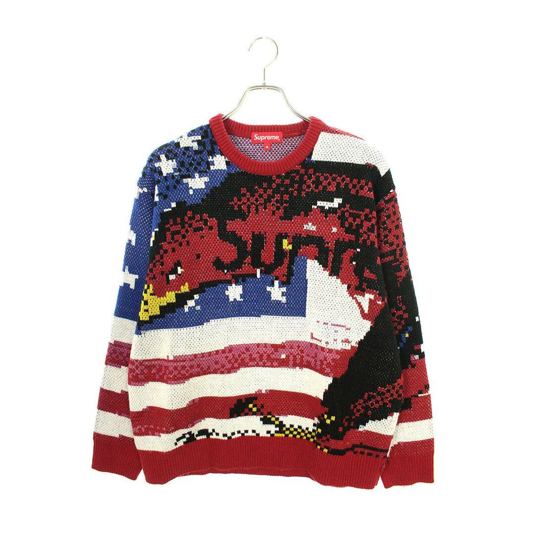 supreme digital flag sweater シュプリーム ニット