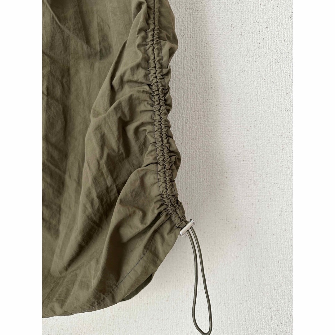 Ungrid(アングリッド)のUngrid ナイロンミリタリーギャザースカート レディースのスカート(ロングスカート)の商品写真