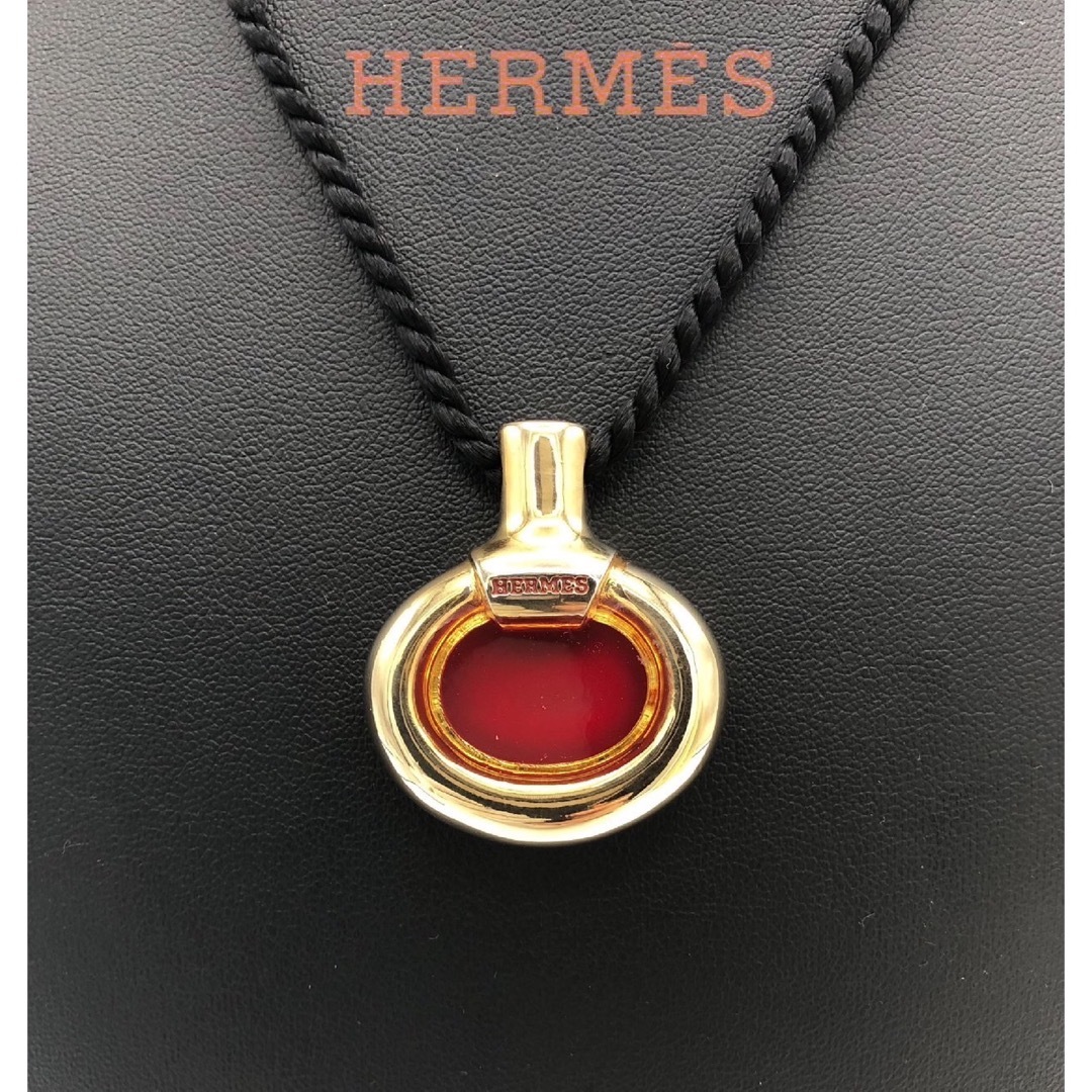 HERMES エルメス 香水 モチーフ ネックレス ペンダントネックレス