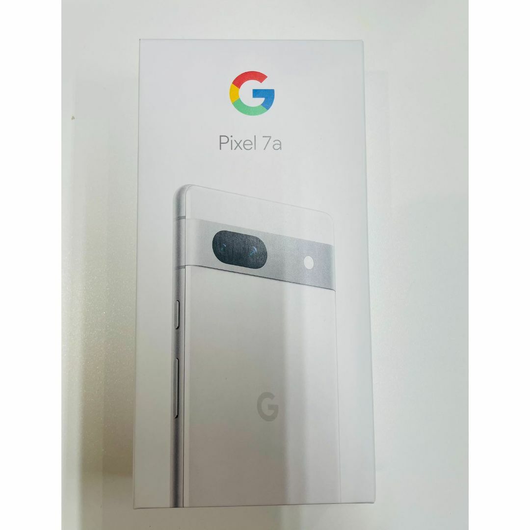 スマートフォン/携帯電話新品未使用　Google Pixel 7a  ホワイト 128GB SIMフリー