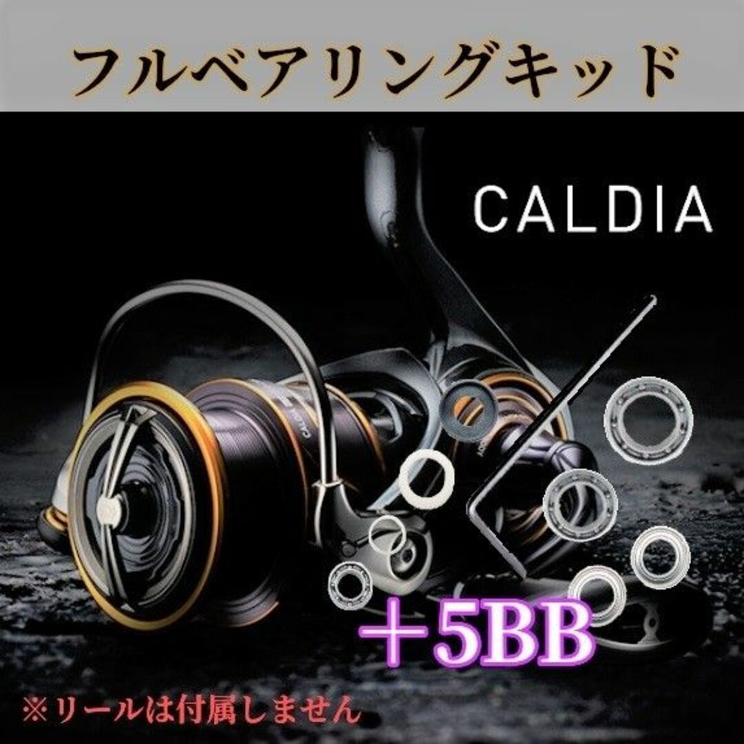 DAIWA - 21カルディア MAX11BB フルベアリングキット 調整用シム付き