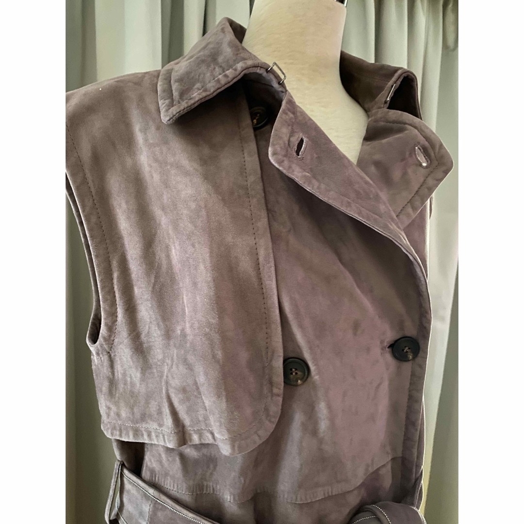 BRUNELLO CUCINELLI(ブルネロクチネリ)の未使用 Brunello Cucinelli ブルネロクチネリ ジレ コート レディースのトップス(ベスト/ジレ)の商品写真