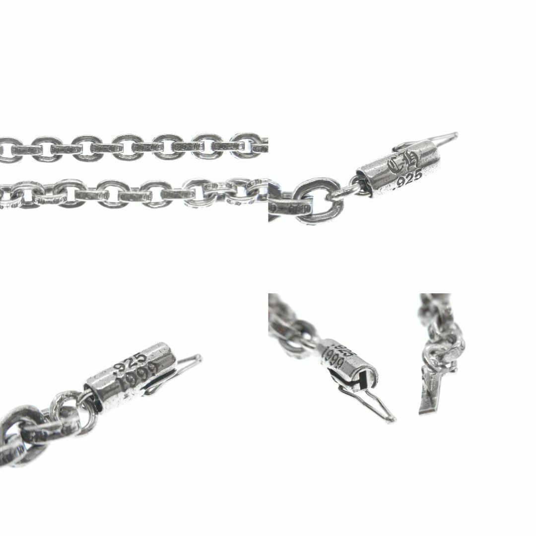 クロムハーツ CHROME HEARTS ■ 【 PAPER CHAIN 20 】 シルバー ペーパーチェーン ネックレス