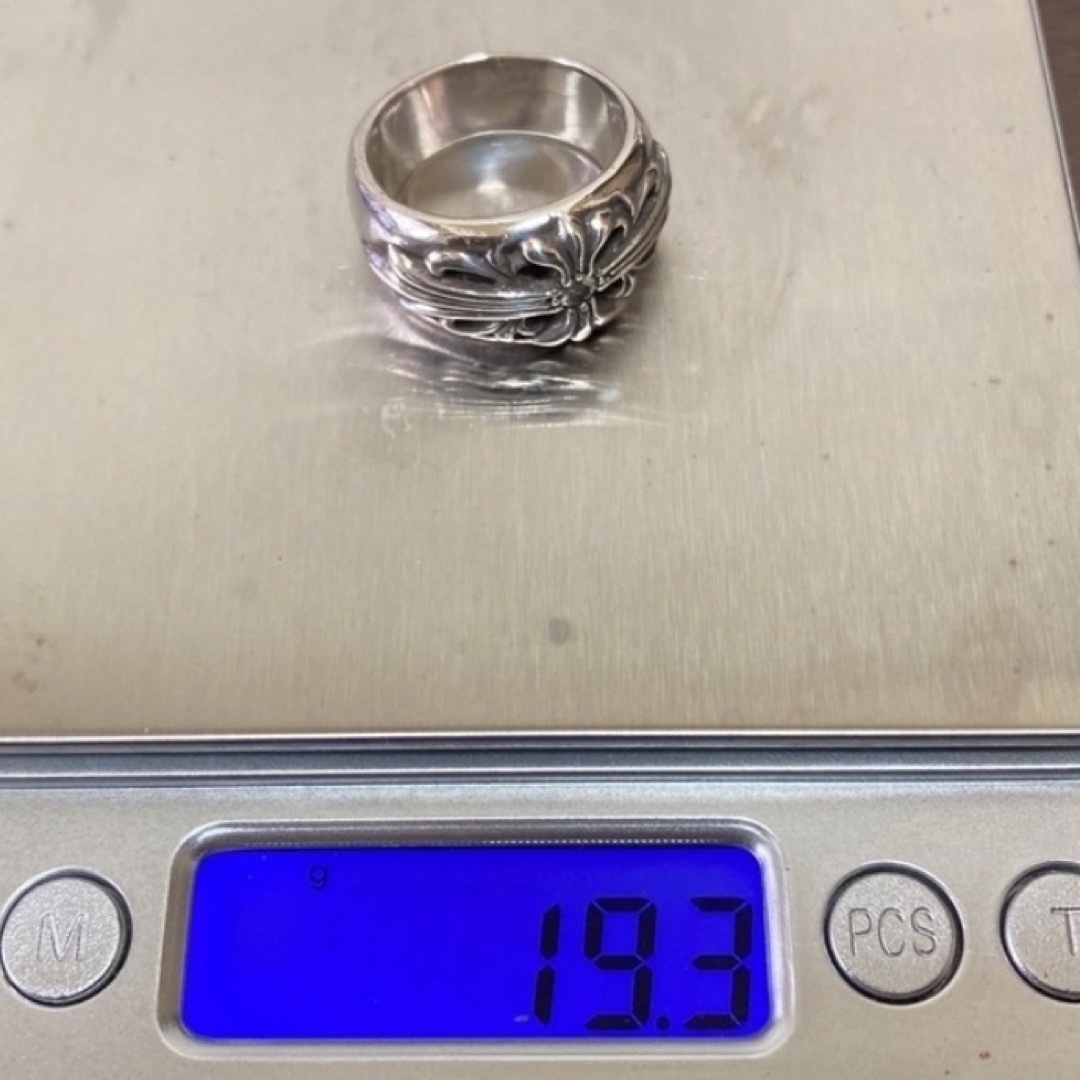 クロムハーツ Chrome Hearts フローラルクロス1P純正ダイヤリング