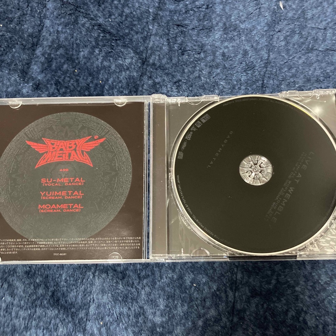 BABYMETAL(ベビーメタル)のLIVE AT WEMBLEY（BABYMETAL WORLD TOUR 201 エンタメ/ホビーのCD(ポップス/ロック(邦楽))の商品写真