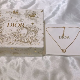 クリスチャンディオール(Christian Dior)のディオール　ロゴ　ネックレス(ネックレス)