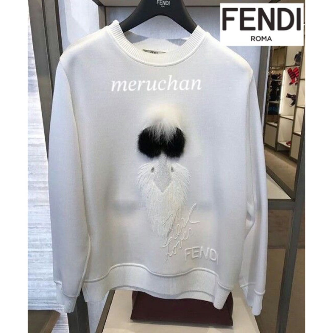 FENDI 【定価18万】フォックス ミンク ニット トップス トレーナー