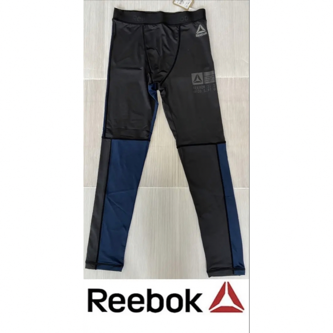 Reebok(リーボック)の送料無料 新品 Reebok メンズ タイツ XL スポーツ/アウトドアのランニング(ウェア)の商品写真